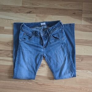 Hudson Collin Midrise Skinny Jeans Women’s Size 26 Blue Stretch Denim Made in US